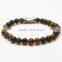 tiger eye beads bracelets with charms