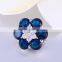China supplier Newest design men and women cloths flower pin brooch for coats
