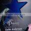 2017 star shaped custom clear acrylic trophy manufacturer