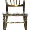good quality Elegant Strong Never Rusty Stackable steel Napoleon Chair