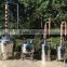100L 200L 300L stainless steel distillation equipment with copper column vodka rum whiskey distillery for sale