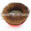 PEGATEC rust paiting cleaning welding burs removing industrial powerful twist knot steel wire brush