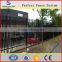 Designed factory high quality galvanized and pvc coated palisade steel fence