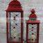 Customized Creative Hanging Outdoor Decor Antique Metal Candle Lantern