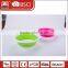 Factory custom mould plastic collapsible strainer silicone folding sifter pasta sink colander