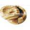 Custom round bamboo ashtray