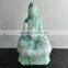 Polyresin Jade Kuan-yin Figurine
