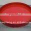 Round Galvanized Zinc Metal Serving Tray/ Party Tray
