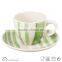hand painting stripe Cup Saucer Cheap high quality mordern design