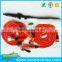 2016 hot sale best flat garden hose with 7 function spray nozzle