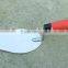 stainless steel bricklaying tools in plaster trowel