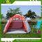 4 Person Double Layer Polyester Camping Family Tent With Fibre Glass Pole