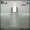 30ml frosted essential oil glass bottle dropper personal care empty glass bottle for oil cosmetic packaging wholesale