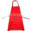 Red 100% Cotton Logo Printing Design Kitchen Cooking Bib Apron