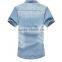 2015 new men slim casual short sleeve shirt,men casual floral printing shirt,fancy casual shirt
