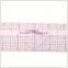 Kearing Super quality sandwich line printing flexible garment ruler for sewing students study using never paint-off 18"long#8085