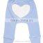 High quality cute beautiful long winter pants with heart designed on bottom