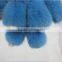 Myfur New Blue Real Copenhagen Mink Fur Rabbit Keychain Cheap Factory Price Car Accessory Keychain