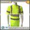 Mens short sleeve sew-on generic reflective tape USA high visibility t-shirt