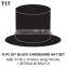 10 pcs papaer craft DIY black cardboard hat