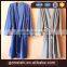 Luxury 5 star hotel absorbent cotton cut velvet plain dyed bathrobe