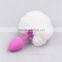 Silicone Gel Fur Ball Anal Plug Tail Rabbit Tail Butt Plug Sex Toy 8Colors