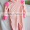 factory supply pink color outdoor performance stage garment for girls