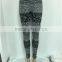 women ladies soft knitted stretchy seamless jacquard leggings