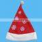 LED Light up Christmas hat with fiber optic for celebration
