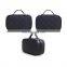 Cosmetic Makeup Bag Double Layer Travel Toiletry Bag Organizer With Mirror