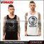 mans cotton personalized custom stringer printing tank top