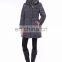 2016 New Arrival Woman Long Europe Style Womens Plain Black Jacket
