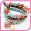 American fashion elephant bracelet Wooden bead handmade jewelry