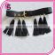 customize wholesale women ladies newest fashion tassel belt with buckle