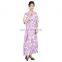 Fashionable Women's Plus Size Casual Wear 100%Cotton Shirt Maxi Dress Long Kaftan Beach Wear Sexy Stylish Green Dress Kaftan