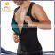 Fashion Mens Body Shaper Thermo Sweat Neoprene Men Zipper Corset