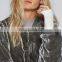 Reversible Wool Fabric Clothing New Arrival Pressed Pleat on Back Slivery Diamond Velvet Coat Designer Apparel China