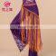 Tribal long tassel multy colors Belly dance hip scarf Y-2038#