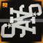 China merrow edged 3D embroidery patch for clothing
