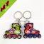 Promotional crafts silicon keychain / custom rubber keychain