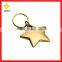 High Quality Gold Plated Star Keychain