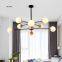 LED Nordic living room real magic chandelier chandelier study bedroom lamp wood creative personality cafe restaurant