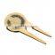 engraved cowl shape golf ball fork