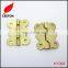 Wooden box accessories 180 degree brass butterfly butt hinge