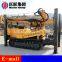 Water well drilling machine powered by compressor, tracked large diameter pneumatic drilling machine