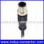 Industry m12 4 pin male straight right angle sensor cable