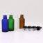 10ml 30ml Blue Green Amber Frosted Glass Essential Oil Bottles with Cap