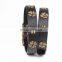 New factory direct original bronze pet collar leather dog collar leash