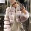 Wholesale Fashion Outwear Ladies New Arrival Winter Fake Elegant Thick Warm Fox Fur Casual Crop Coat Jacket For Women