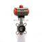 Spray Epoxy resin Lug Butterfly Valve With Single Pneumatic Actuator